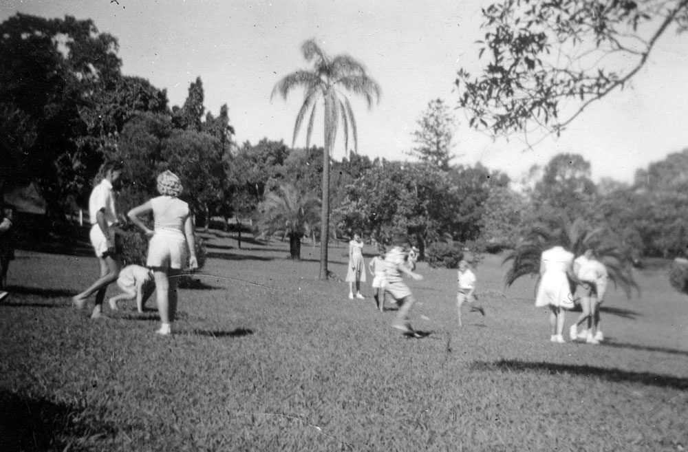 Children at a Sunday School picnic in Queens Park, Ipswich, 1953