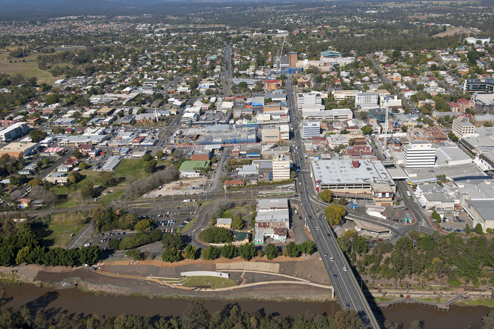 Constructions sites in the CBD, Ipswich, 2012