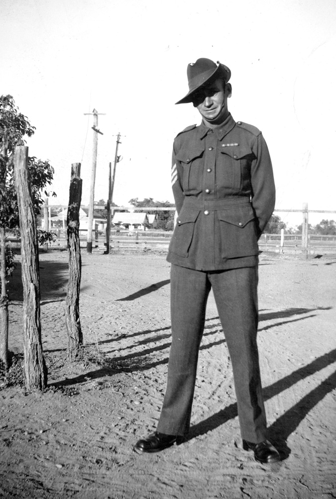 Gordon Newell, an Instructor during World War II, Ipswich, c.1942