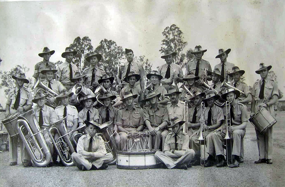 RAAF Band, No 3 Aircraft Depot, Amberley Air Force Base, Ipswich, 1944