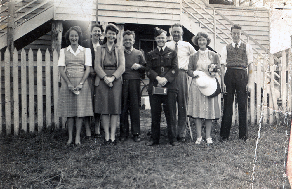 Office staff at the Kruger Sawmill, Bundamba, Ipswich, 1945