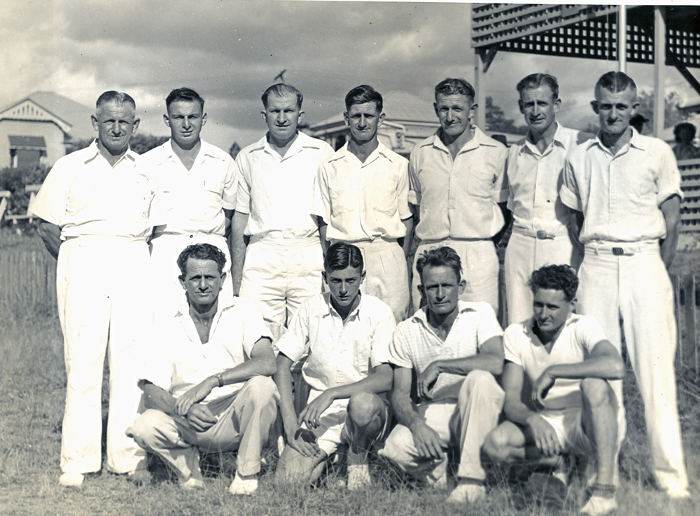 Johnson family cricket side, Ipswich, 1945-1946
