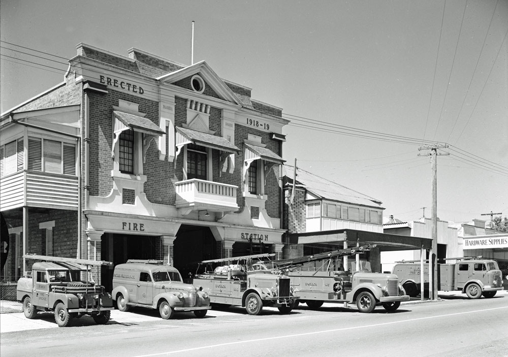 Ipswich Fire Station, Brisbane Street, Ipswich, 1959