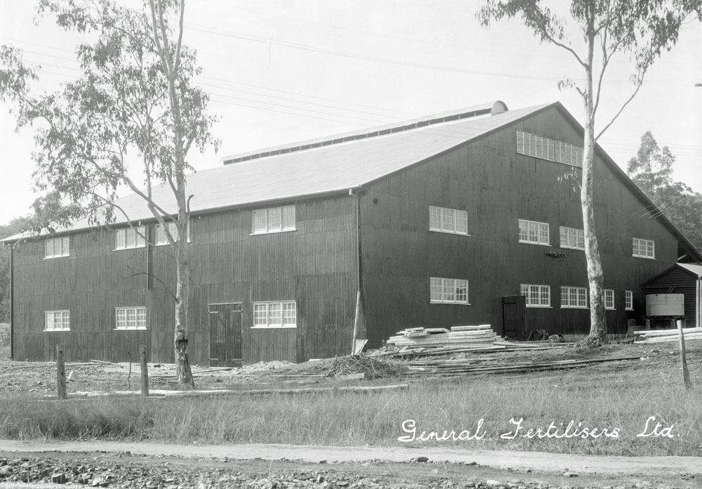 General Fertilisers Ltd., exterior, Mary Street, Blackstone, Ipswich, 1930s