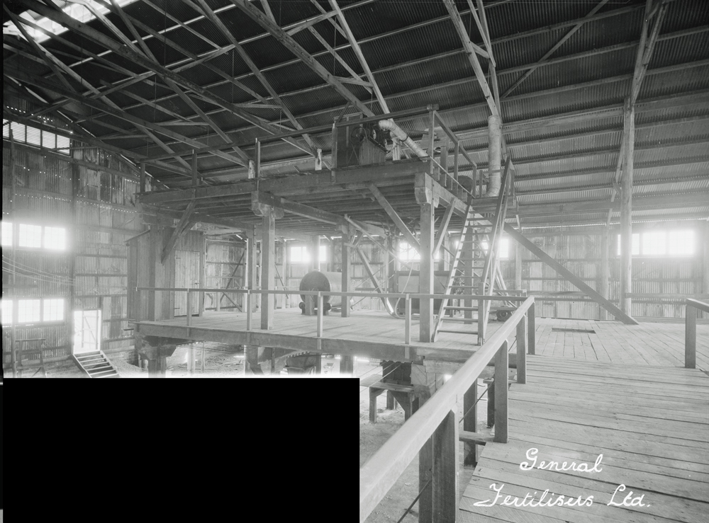 General Fertilisers Ltd. interior, Mary Street, Blackstone, Ipswich, mid 1930s