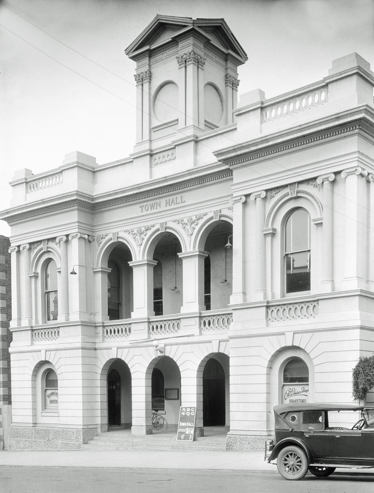 Town Hall, Brisbane Street, Ipswich, 1933
