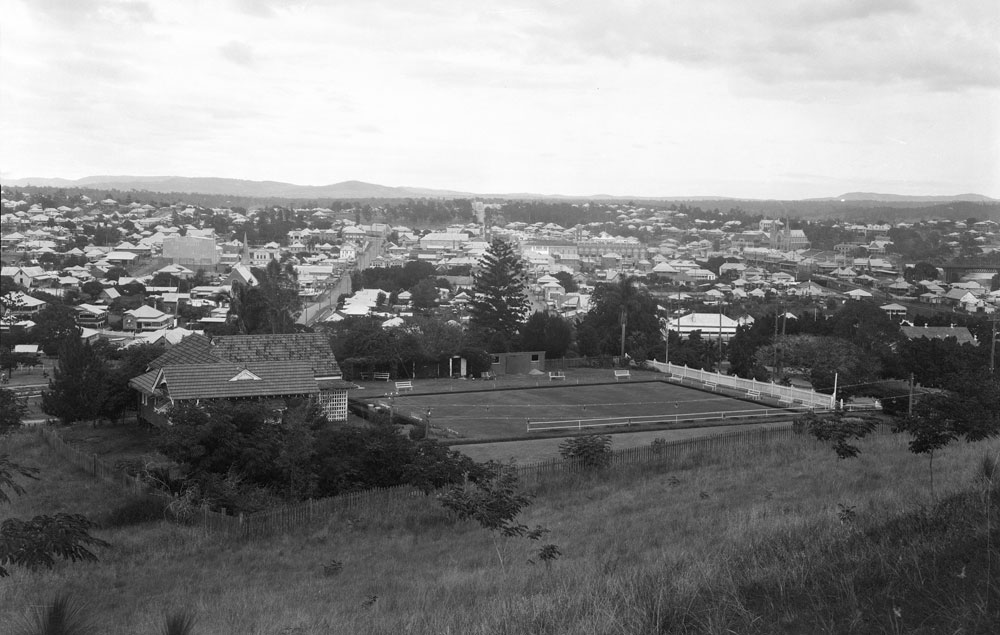 Ipswich Bowls Club, from Limestone Hill (West), Ipswich, 1920s