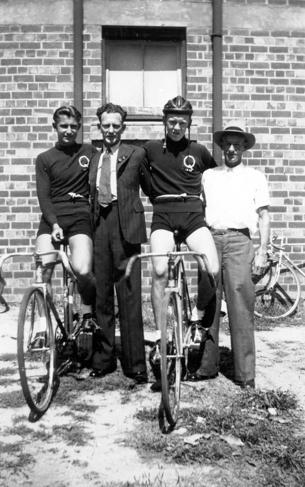 Ipswich representatives at the Australian cycling championships in Adelaide, SA, 1946