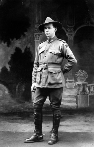 Portrait of Driver Norman Edward Callow of Ipswich, 1919