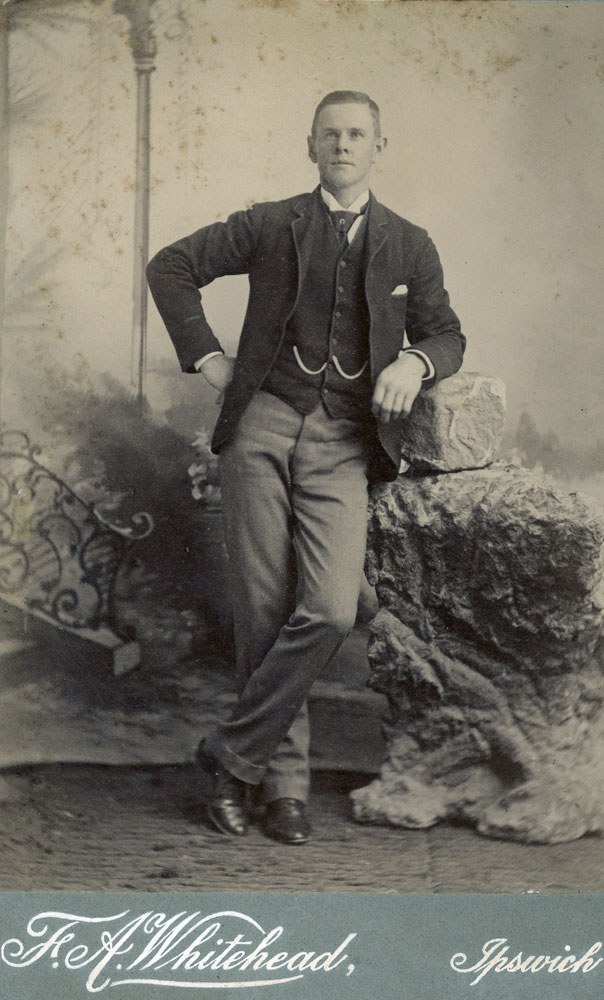 Robert Whyte, of Glebe Road, Newtown, Ipswich, c.1890