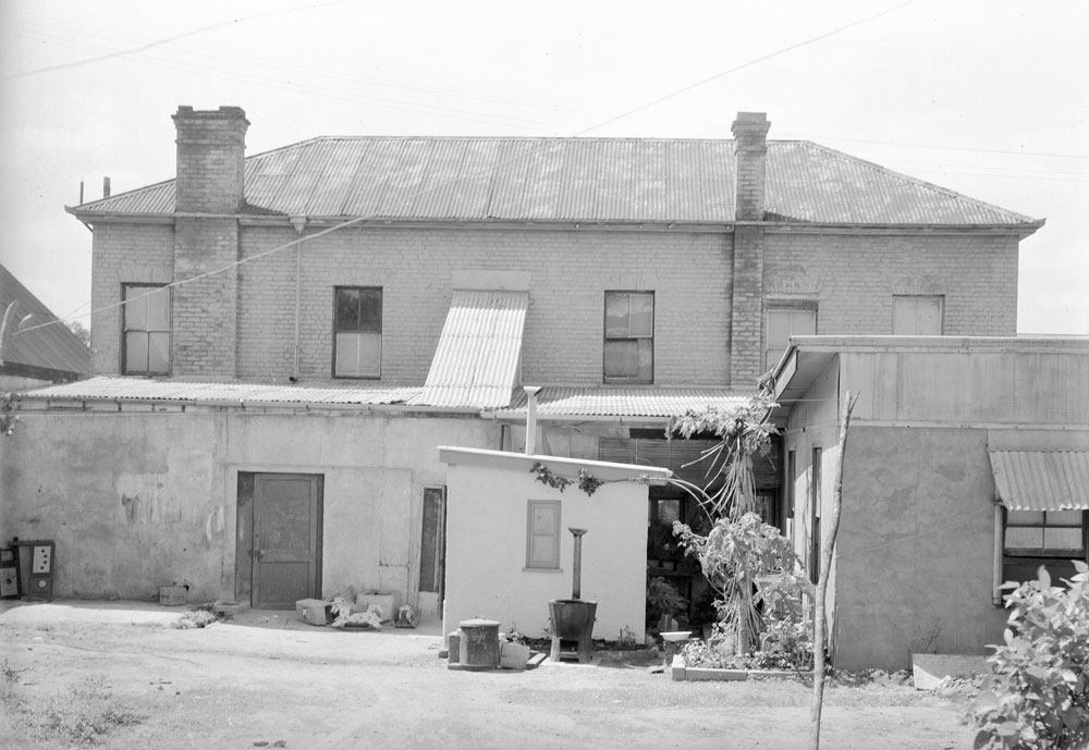 Irvine Radio and Electrical Co. and Palings, East Street, rear of premises, Ipswich, 1948