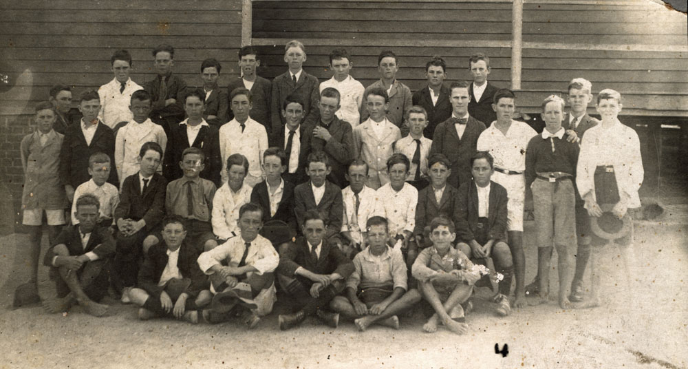 School students, may be Ipswich North, Ipswich, 1924