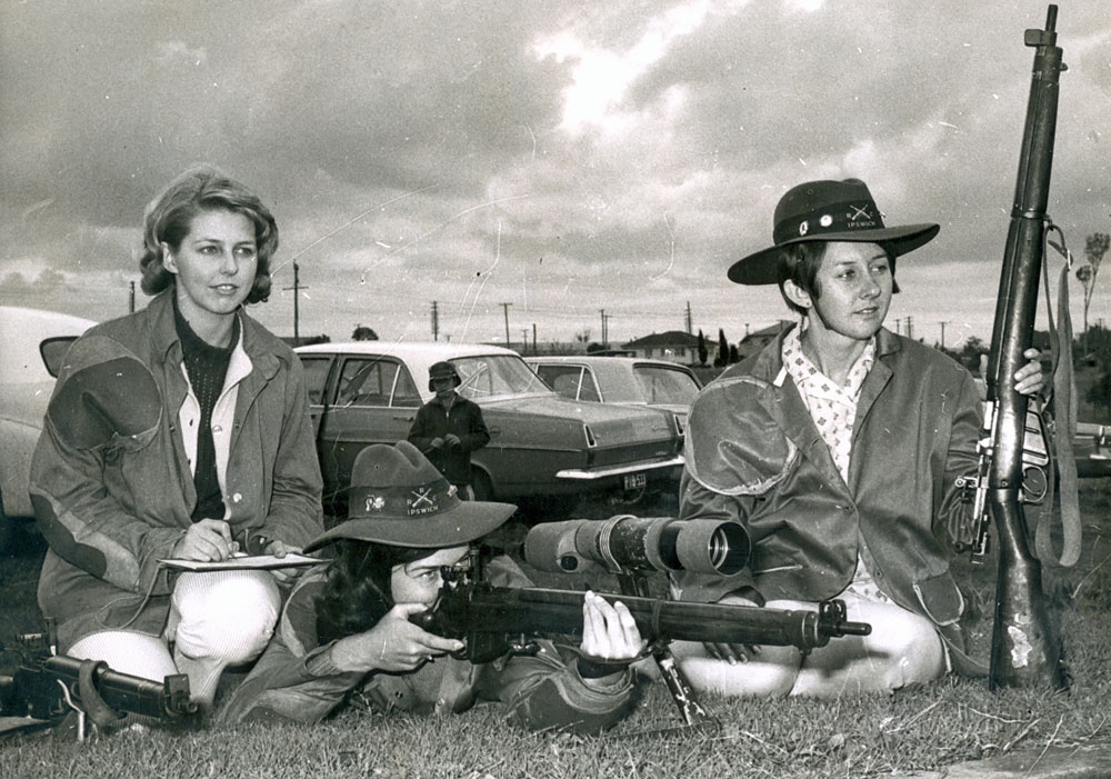 Members of Ipswich and District Rifle Club, at Redbank Rifle Range, Ipswich, 1966