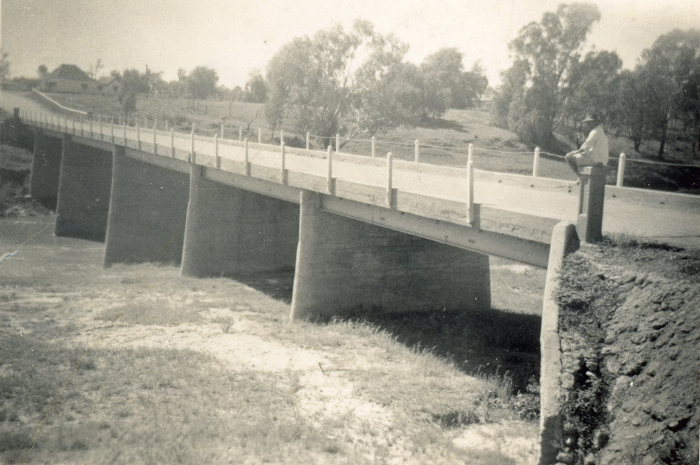 Kholo Bridge, Brisbane River, 1948