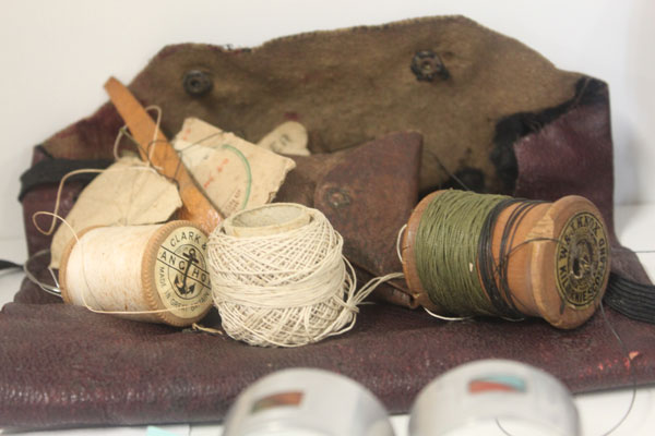 World War Two soldiers Housewife kit, held at the Ipswich RSL Sub-branch, Ipswich, 2015