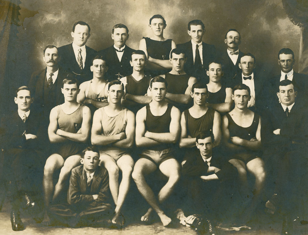 Booval and District Swimming Club, (Seniors), Ipswich, late 1930s