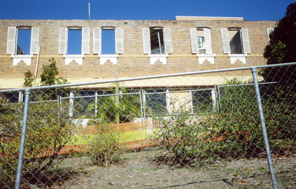 A. E. Wilcox building, after a fire, Ipswich Hospital, Ipswich, 2005