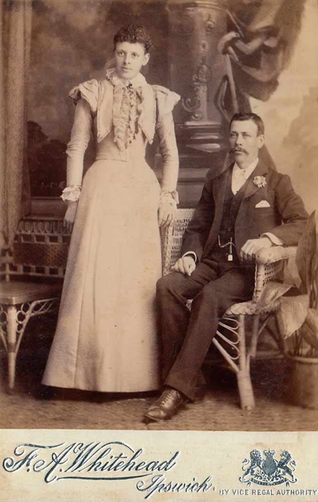 Mary and John Reilly, hotel licensees, Ipswich, late 1800s