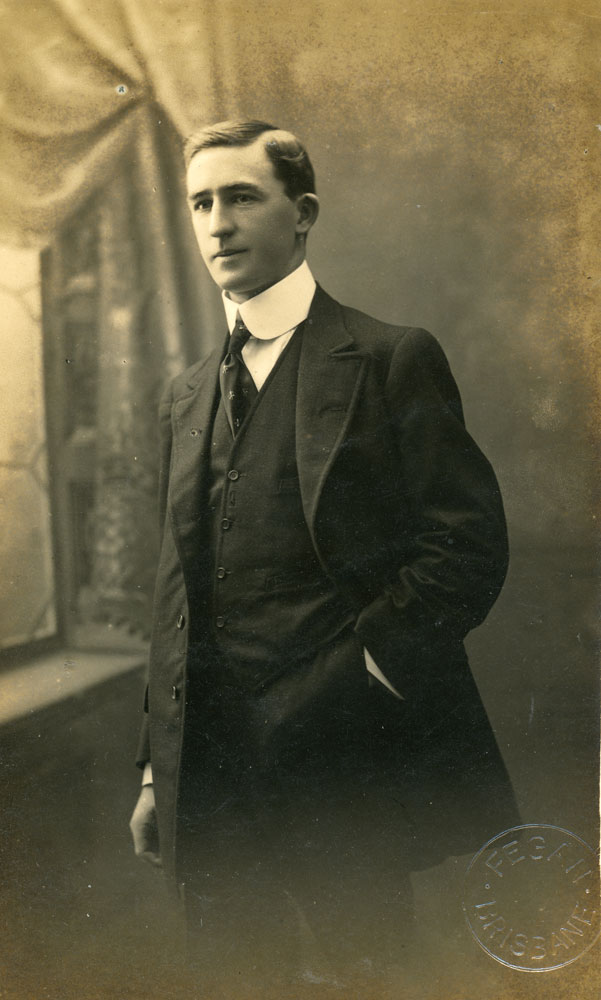 James Danaher, Surveyor and soldier, Brisbane, c.1914
