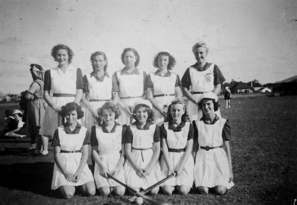 Thistles Red Hockey Team, East Ipswich, 1948-1950