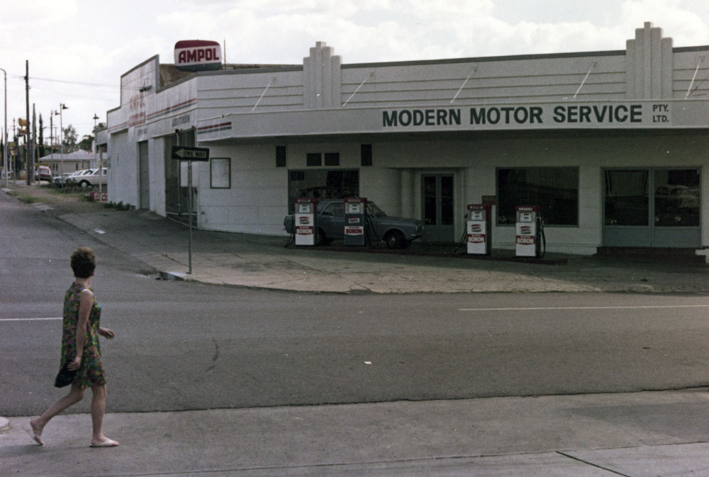 Modern Motors building, corner Brisbane and Gordon Streets, Ipswich, 1962
