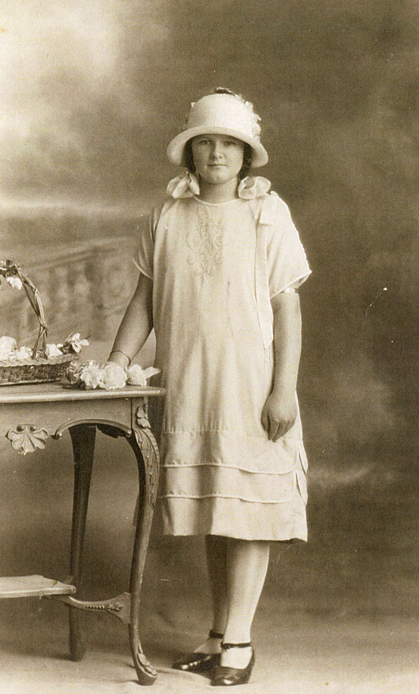 Studio portrait of Vera Spall, Ipswich, c.1923