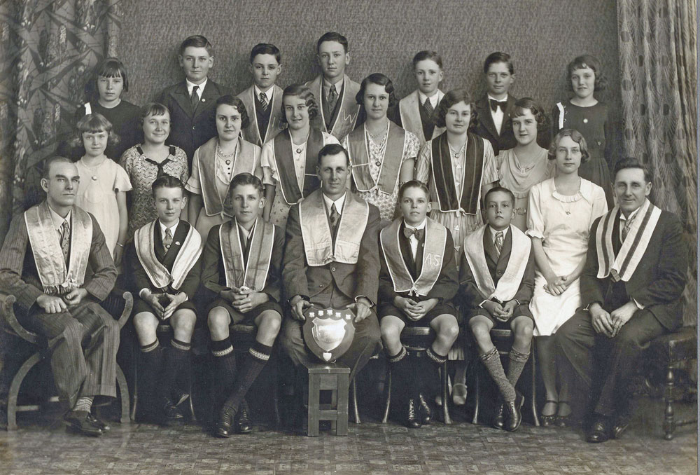 Members of the Star of Silkstone Lodge 4949, Grand United Order of Odd Fellows Friendly Society, c.1920s