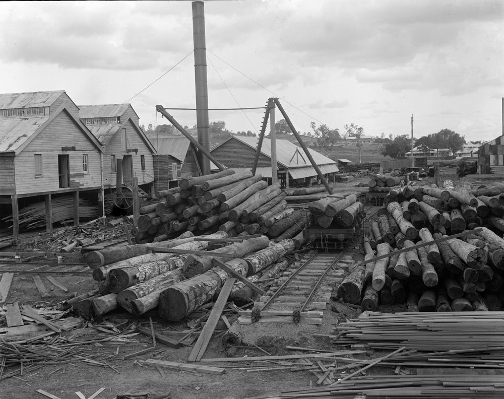 Hancock Brothers' Sawmill, North Ipswich, c.1920