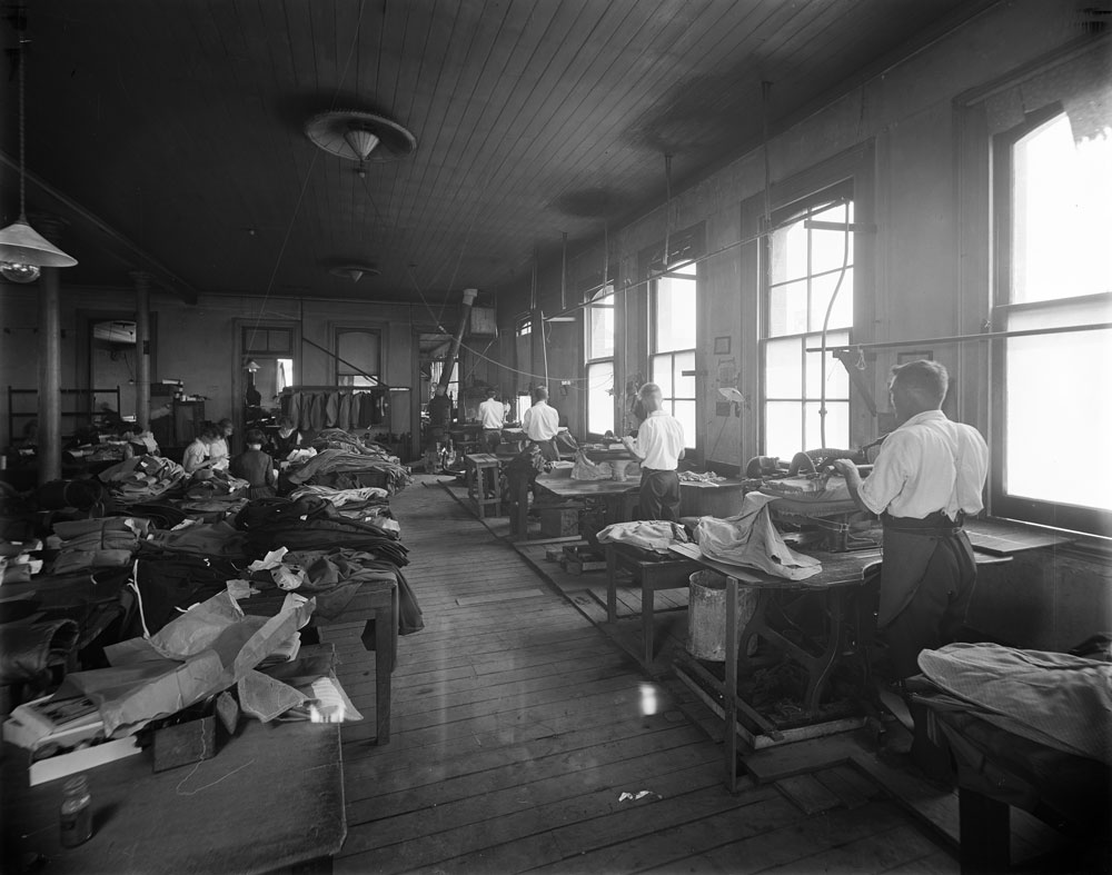 Interior of Bishop and Woodward, Ipswich, 1920s