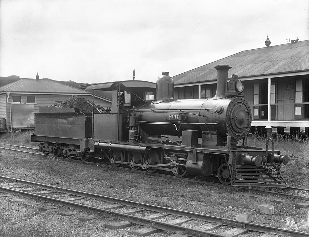 Railway Engine no.117, Ipswich, 1920s