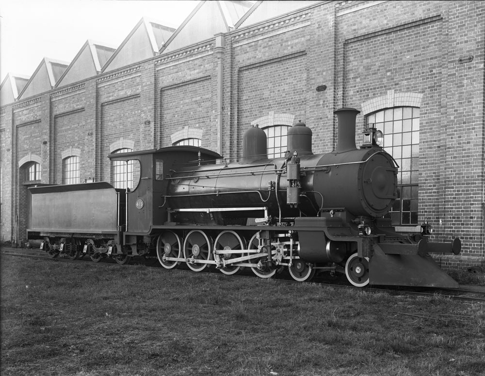 Railway engine no. 415, Ipswich Railway Workshops, North Ipswich, 1920s