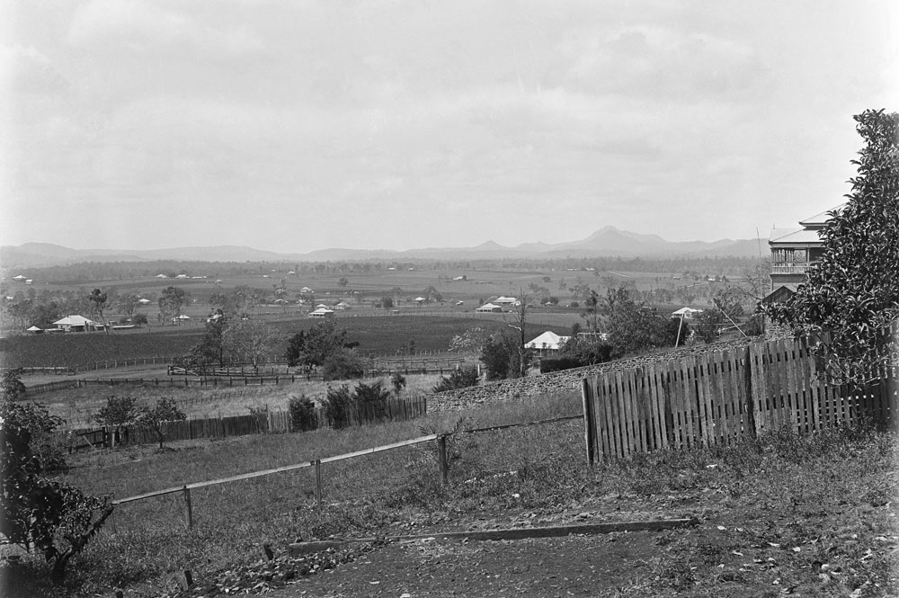 Looking south from 'Karragaroo', Ipswich, c. 1910