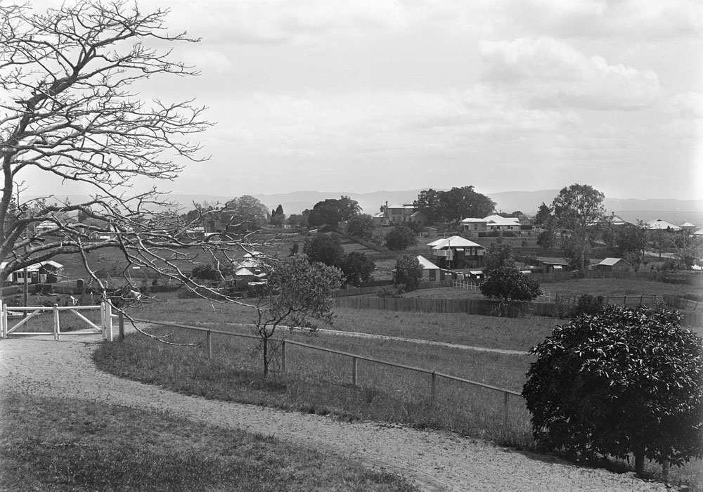 View from "Karragaroo", looking North, Ipswich, 1924