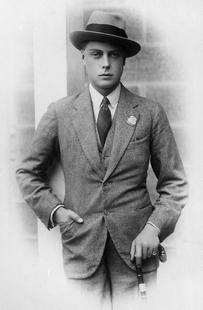 Copy of image of  Edward, Duke of Windsor, from unknown source, 1920