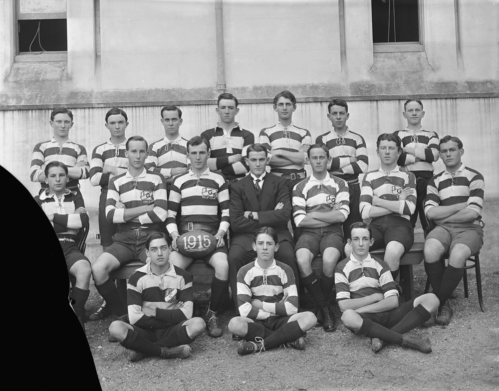 Ipswich Grammar School, First XV Rugby Union Team, Ipswich, 1915