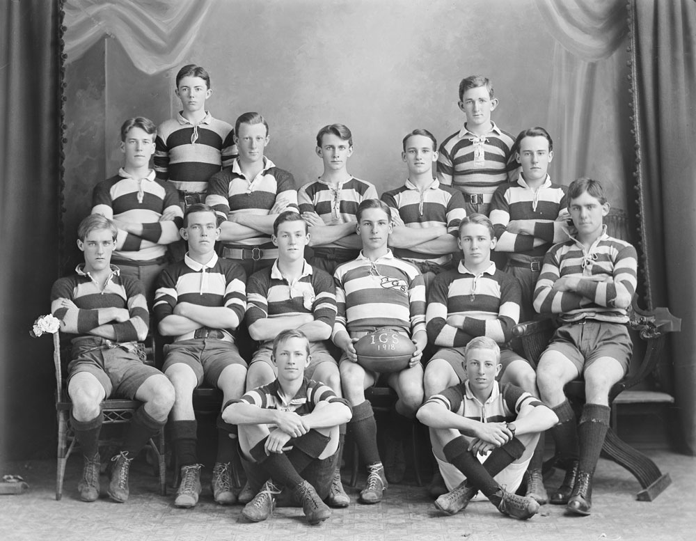 Ipswich Grammar School, Rugby Union Team, Ipswich, 1918