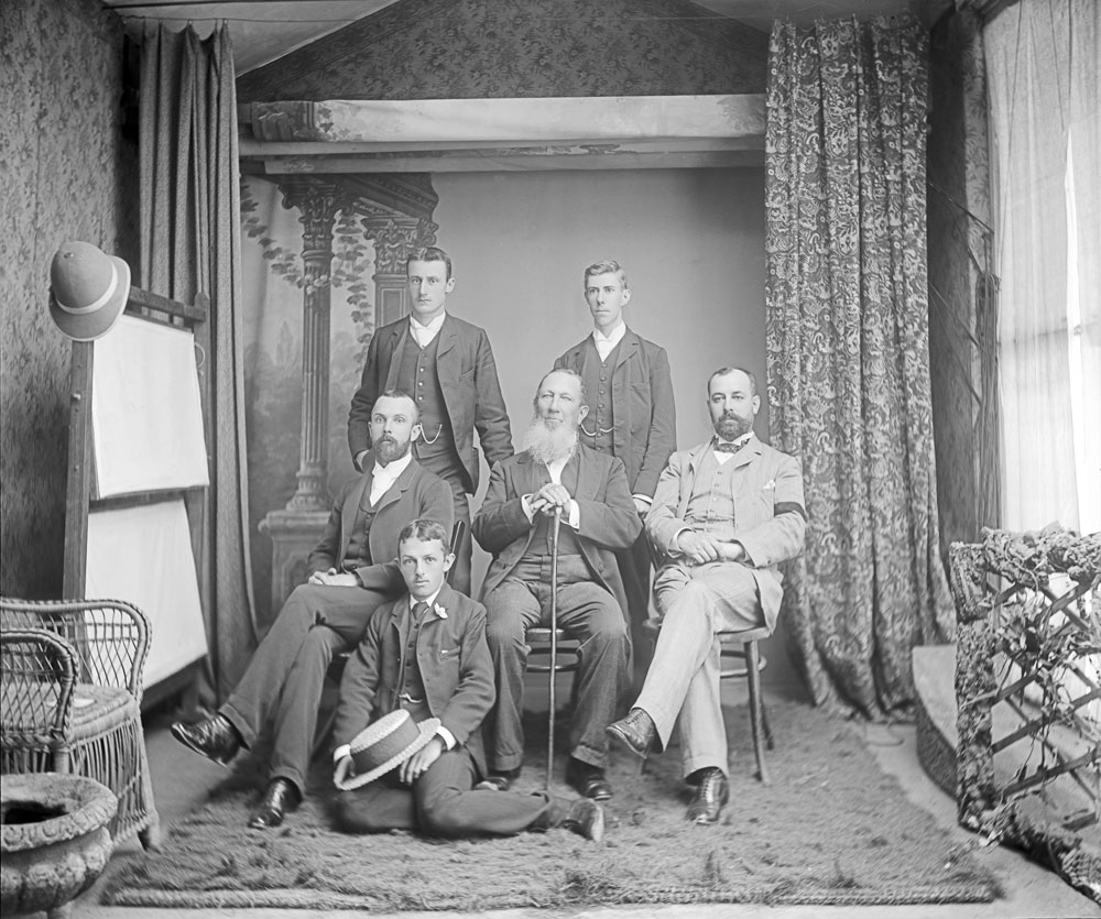 Unidentified group of men, Ipswich, c.1898