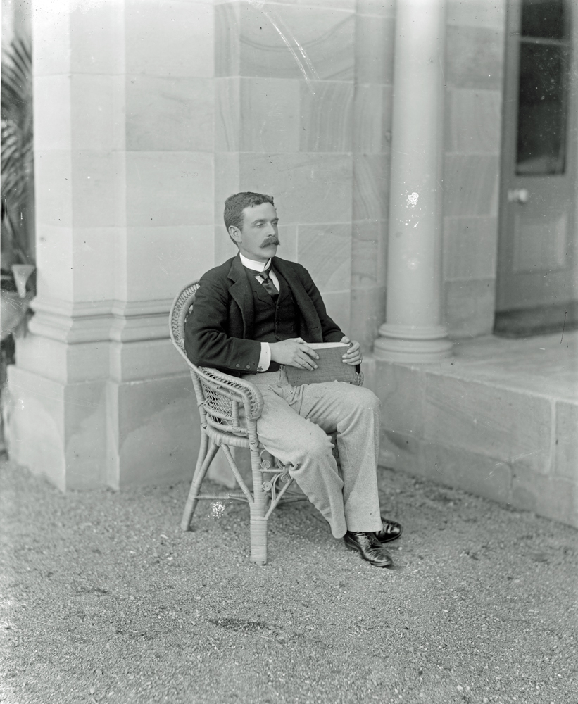 Lord Lamington, Governor of Queensland, at Government House, Brisbane, 1896