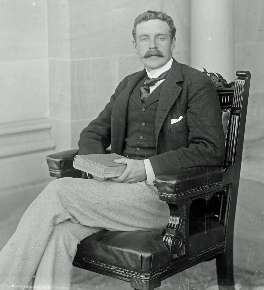 Lord Lamington, Governor of Queensland, at Government House, Brisbane, 1896