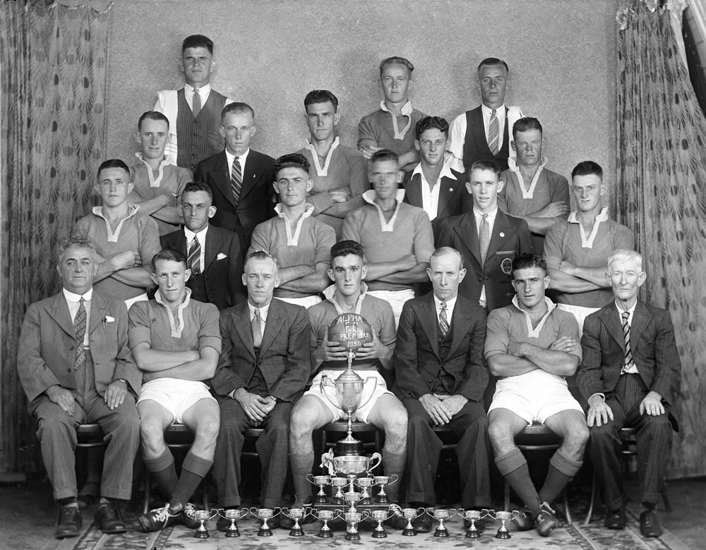 Alpha Pastime Club, Ipswich, 1936