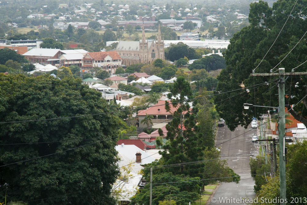 Murphy Street from Denmark Hill, Ipswich, 2013