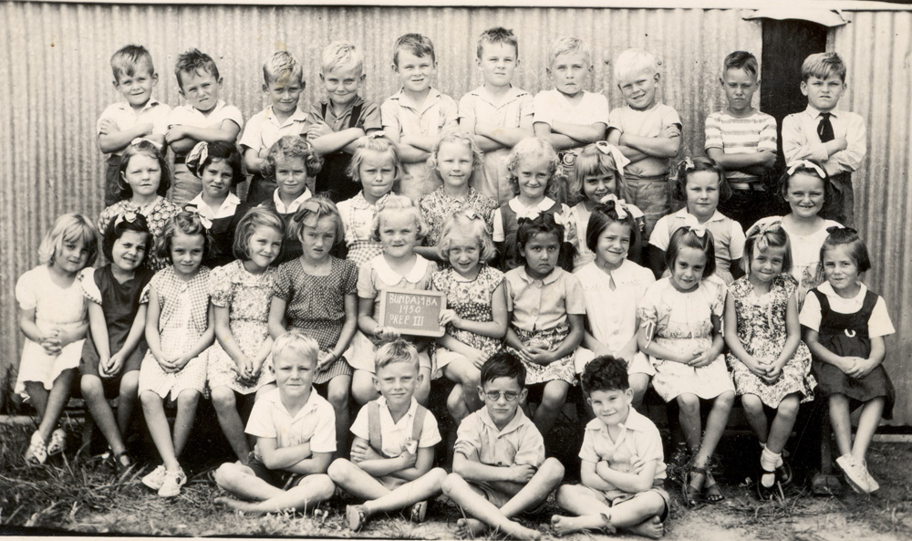 Bundamba State School Prep class, Ipswich, 1950