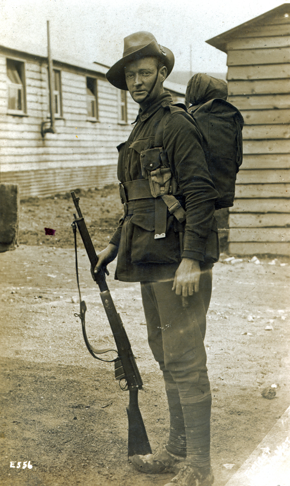 World War I soldier Daniel Joseph Scanlon of Ipswich, 1915-1916