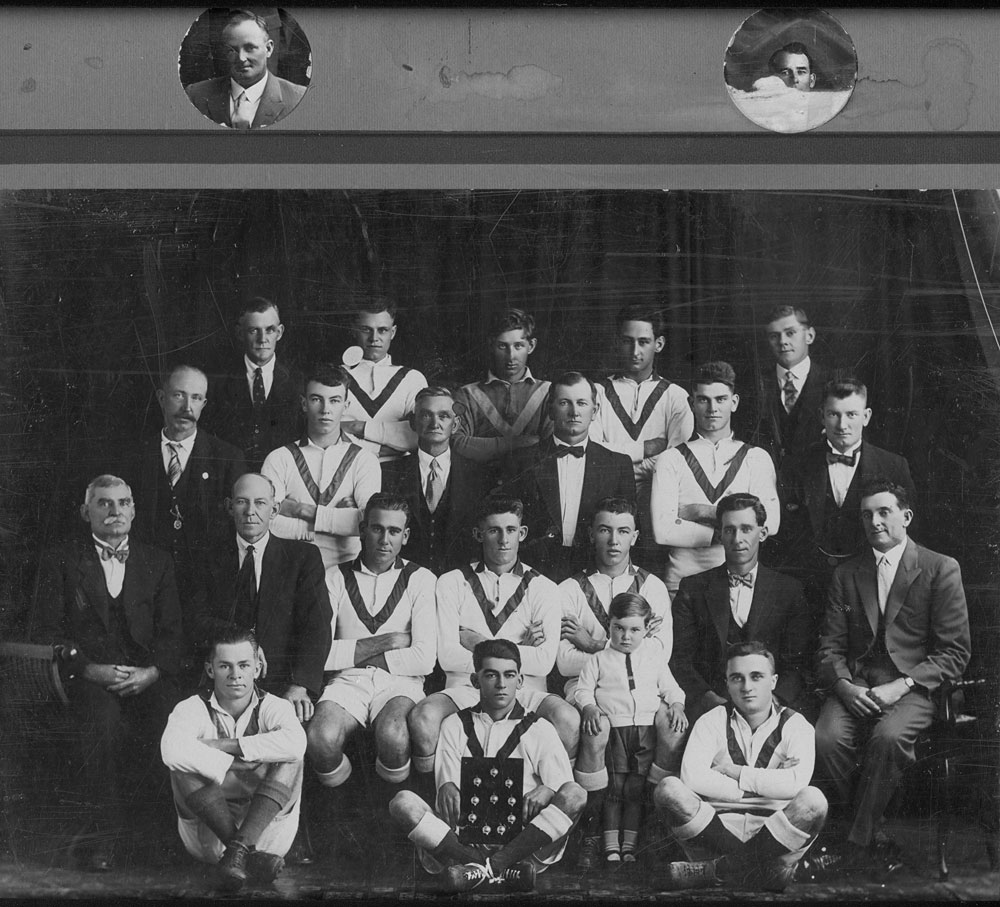 Rosebells Football [Soccer] Club, Ipswich, 1929