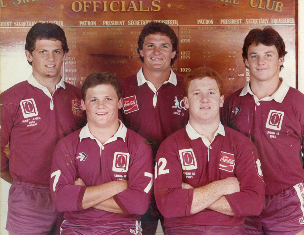Walters brothers, Queensland Rugby League Under 18 Representatives, Booval, Ipswich 1983-1985