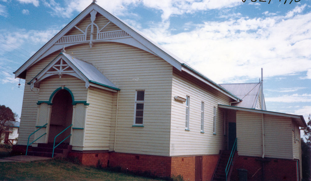Congregational Church, cnr Mary and Thomas Streets, Blackstone, Ipswich, 1990