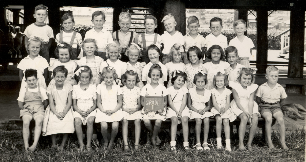 Bundamba State School Grade One class, Ipswich, 1951