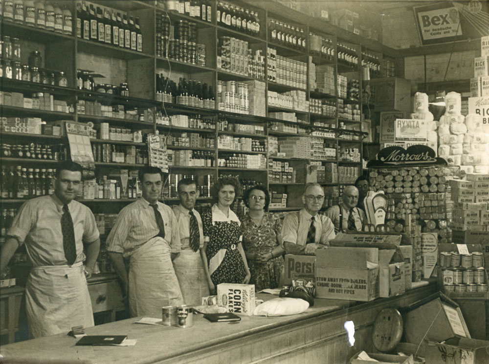 Staff at Nicholls and Senior, Nicholas Street, Ipswich, 1956