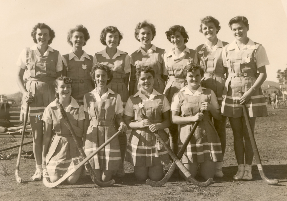Ipswich Ladies Hockey team, Murwillumbah, 1954