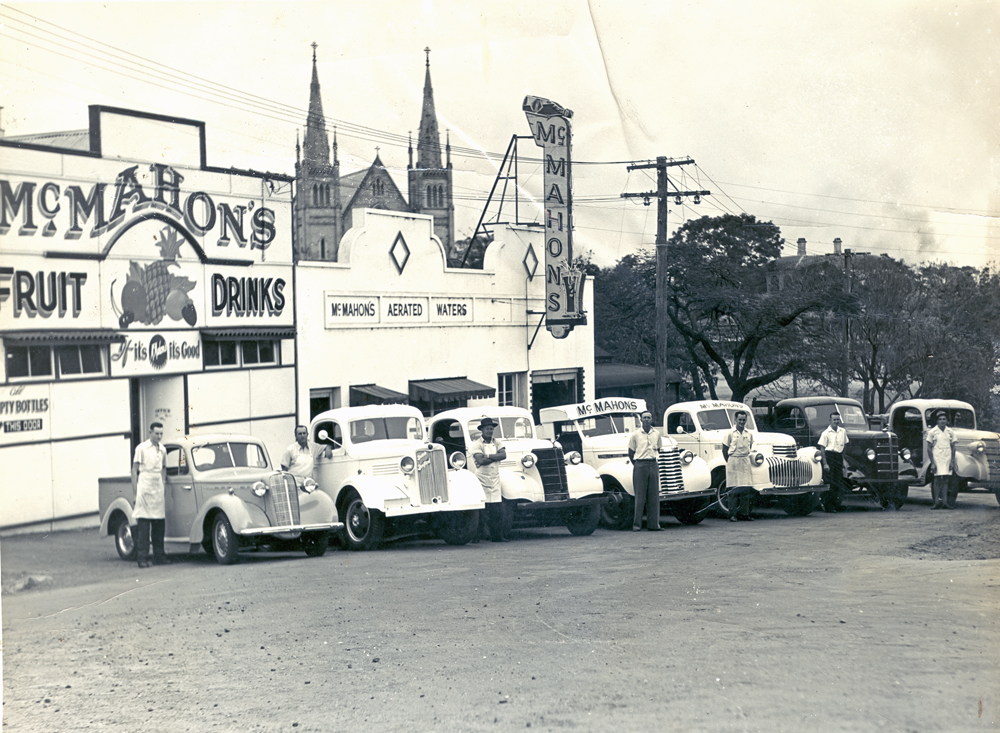 McMahons Soft Drink Factory, Ipswich, 1955